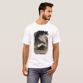 T-shirt Mouffette rayée, Mephitis mephitis (Devant entier)