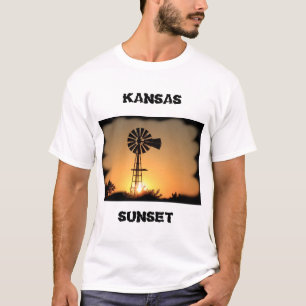 T-shirt moulin à vent du Kansas