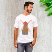 T-shirt Moulin à vent mignon