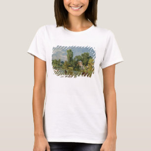 T-shirt Moulin de Flatford, c.1810-11 (huile sur le
