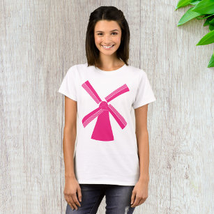 T-shirt Moulin rose