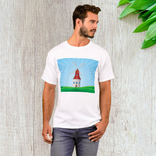 T-shirt Moulin Rouge sur Collines Vertes Ciel Bleu