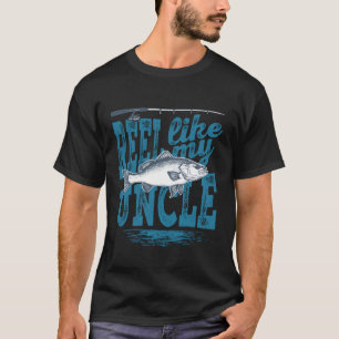 T-shirt Moulinet comme mon oncle drôle pêche nièce et neve