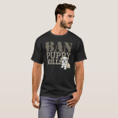 T-shirt Moulins de chiot d'interdiction (Devant entier)