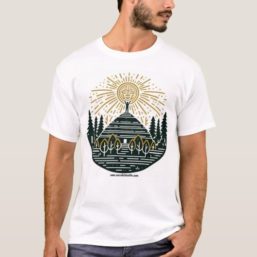 T-shirt Mound indien (Devant)