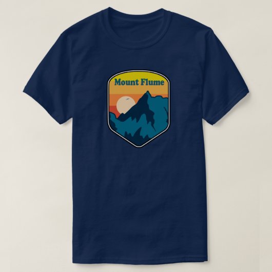 T-shirt Mount Flume New Hampshire Sunrise (Design devant)