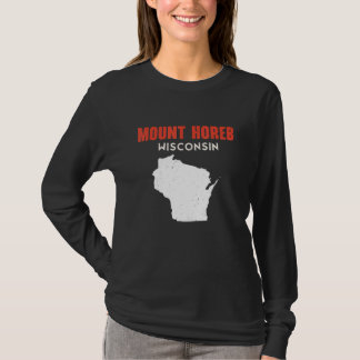 T-shirt Mount Horeb USA State America Travel Montanan Hele