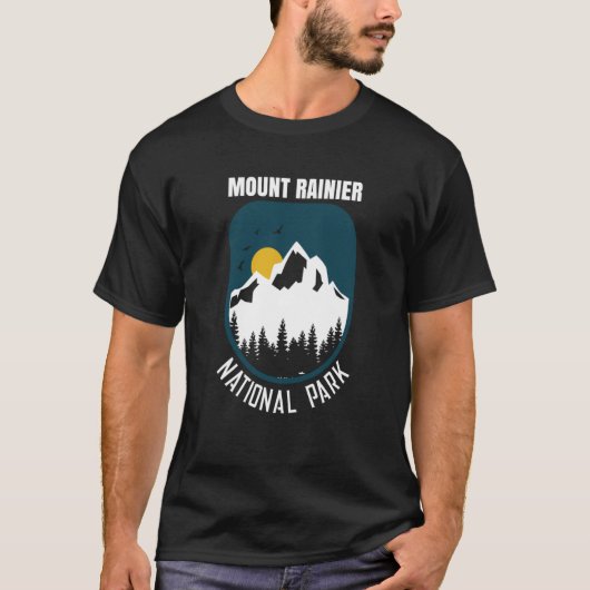 T-shirt Mount Rainier National Park Hiking Vacation 9 (Devant)