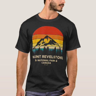 T-shirt Mount Revelstoke - Canadian National Park Retro So