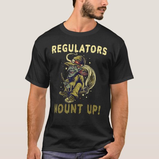 T-shirt Mount Up Halloween Witch (Devant)