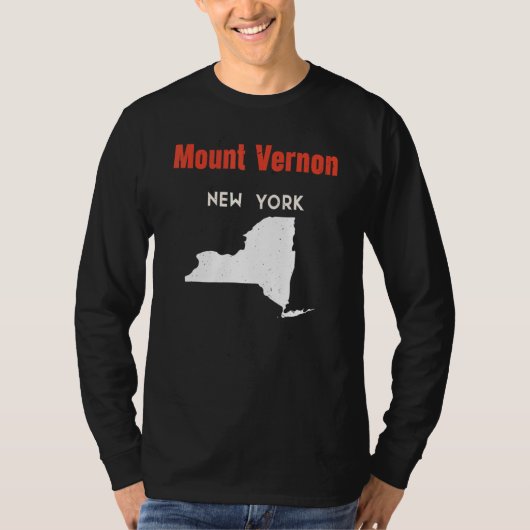T-shirt Mount Vernon New York USA State America Travel New (Devant)