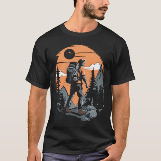 T-shirt Mountain Adventure Randonnée (Devant)