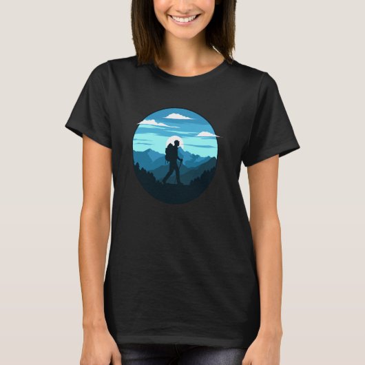 T-shirt Mountain and Forest Scene 61 (Devant)