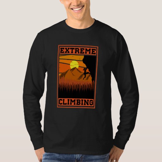 T-shirt Mountain and Forest Scene Silhouette  70 (Devant)