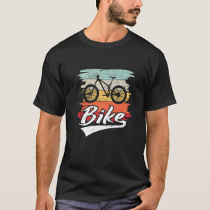 T-shirt Mountain Bike Mtb Nature Mounts Retro Wave Vint