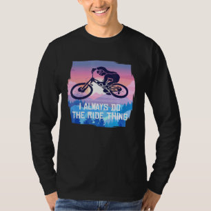 T-shirt Mountain Bike Ride Thé Pun Mtb Mountainbike Biki