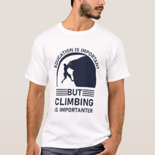 T-shirt Mountain Climber Design pour une Escalade de rock