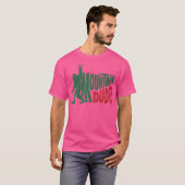 T-shirt Mountain Dude Funny Bigfoot Sasquatch Randonnée (Devant entier)