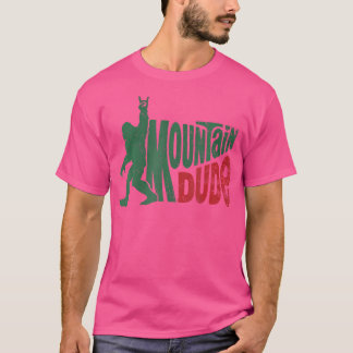 T-shirt Mountain Dude Funny Bigfoot Sasquatch Randonnée