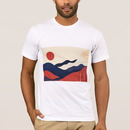 T-shirt Mountain graphic, parfait pour la nature l (Devant)