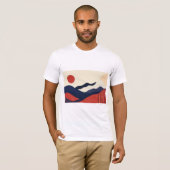 T-shirt Mountain graphic, parfait pour la nature l (Devant entier)