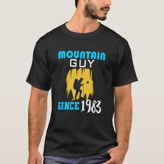 T-shirt Mountain guy since 1983 (Devant)