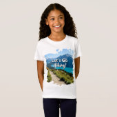 T-Shirt Mountain Lake Let's Go Randonnée (Devant entier)