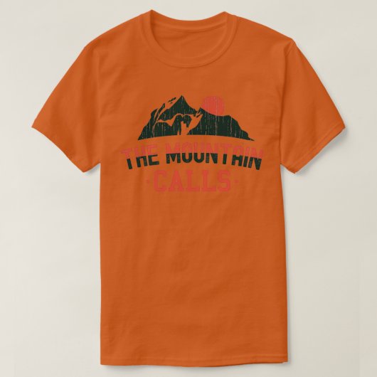 T-shirt Mountain Love Escalade Bouldering Design alpiniste (Design devant)