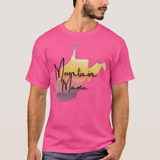 T-shirt Mountain Mama active (Devant)