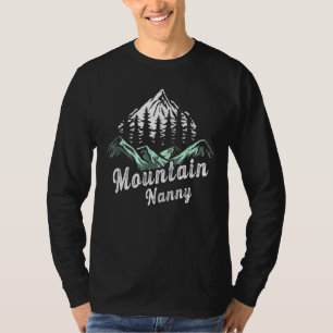 T-shirt Mountain Nanny Camping Randonnée Maman Aventure Mè