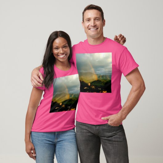 T-shirt Mountain Rainbow Long (Unisexe)