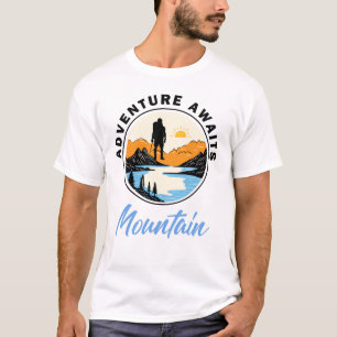T-shirt Mountain Randonnée Adventure