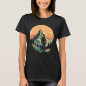 T-shirt Mountain Randonnée Adventure Sunset (Devant)