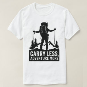 T-shirt Mountain Randonnée Backpacking Adventure Art de pl