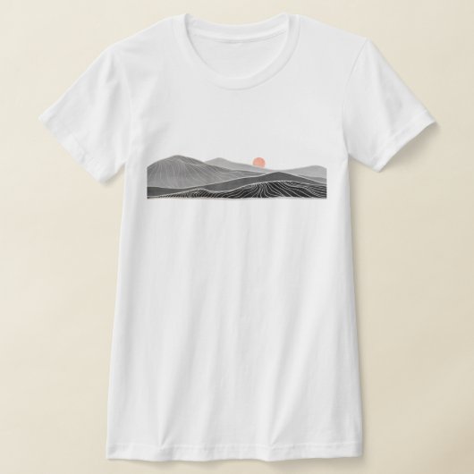 T-shirt Mountain Sun (Poser)