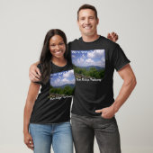 T-shirt Mountain View bleu de route express de Ridge (Unisexe)