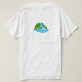 T-shirt Mountain Waterfall Art – Peaceful Nature  (Design dos)