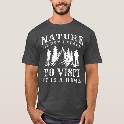 T-shirt Mountaineering Rocks Sport Climbing Mountains funn (Devant)