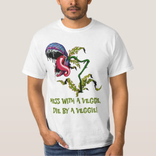 T-SHIRT MOUREZ PAR UN VÉGÉTARIEN : PLANTE CARNIVORE