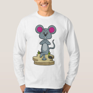 T-shirt Mouse at yoga