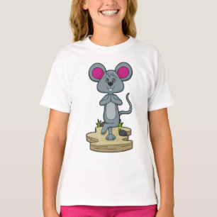 T-shirt Mouse at yoga