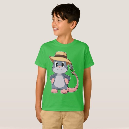 T-shirt Mouse Farmer Garden (Devant entier)