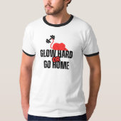 T-shirt Mouse Powerful - Glow Hard Or Go Home (Devant)