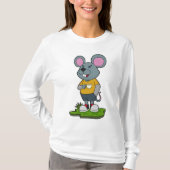 T-shirt Mouse with Coffee cup (Devant)