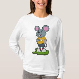 T-shirt Mouse with Coffee cup