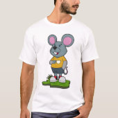 T-shirt Mouse with Coffee cup (Devant)