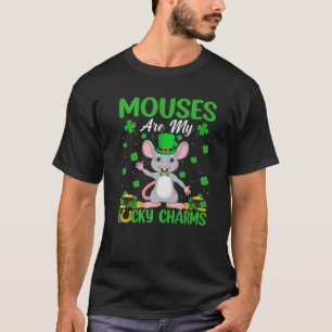 T-shirt Mouses Are My Lucky Charms Mouse St. Patrick's Day