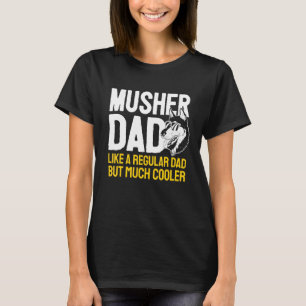 T-shirt Moussant Husky Père Sled Chien Racing Papa Mushe
