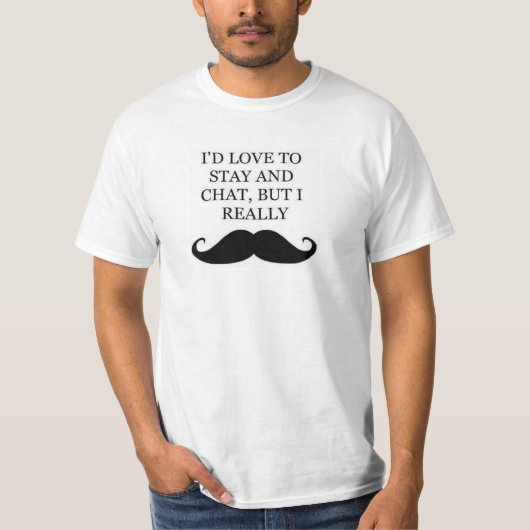 T-shirt Moustache (Devant)