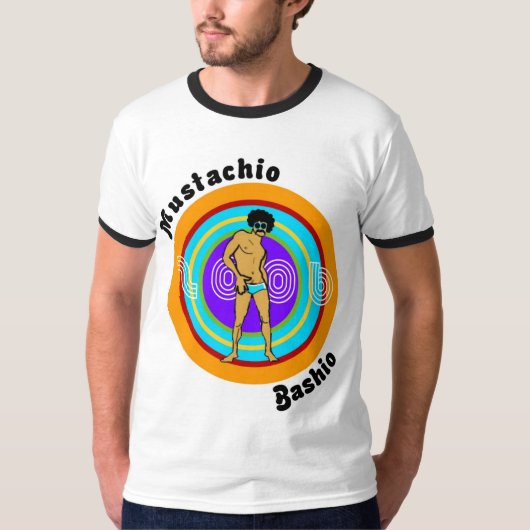 T-shirt Moustache Bashio (Devant)